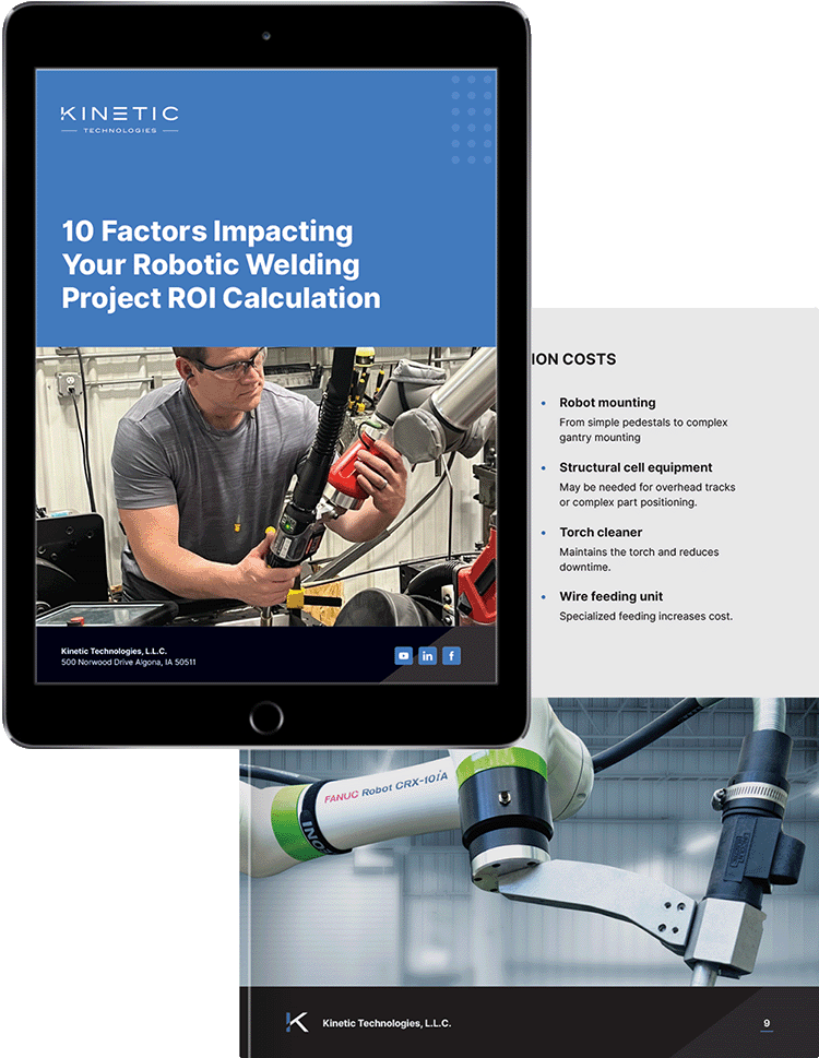eBook 10 Factors Impacting Robotic Welding Project ROI Calculation