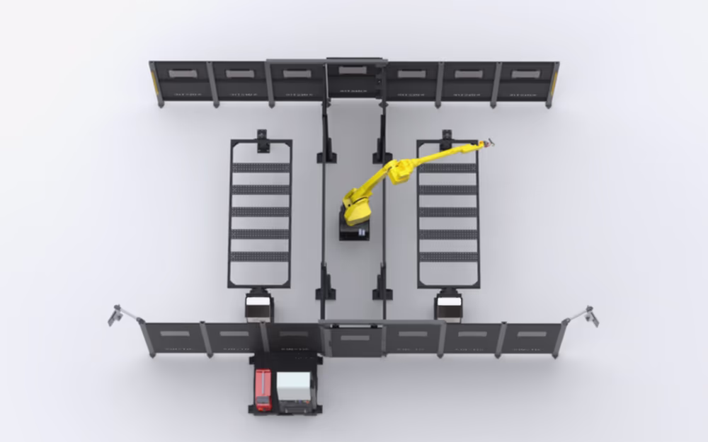 Dual Headstock Tailstock Working Zones